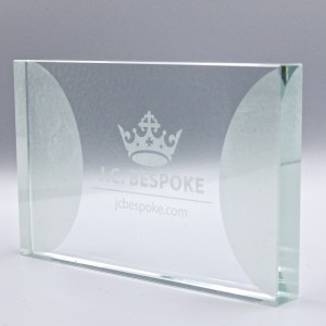 EXPRESS GLASS AWARD  - 83MM (15MM THICK) - AVAILABLE IN 3 SIZES